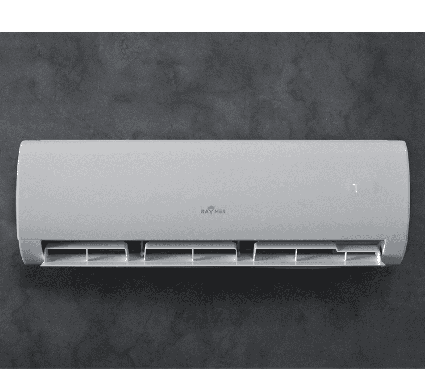 Настінний фанкойл Raymer FAN-102BGW, вбудований Wi-Fi, інверторний 1020 м³/год, 5.41 кВт, до 55 м²