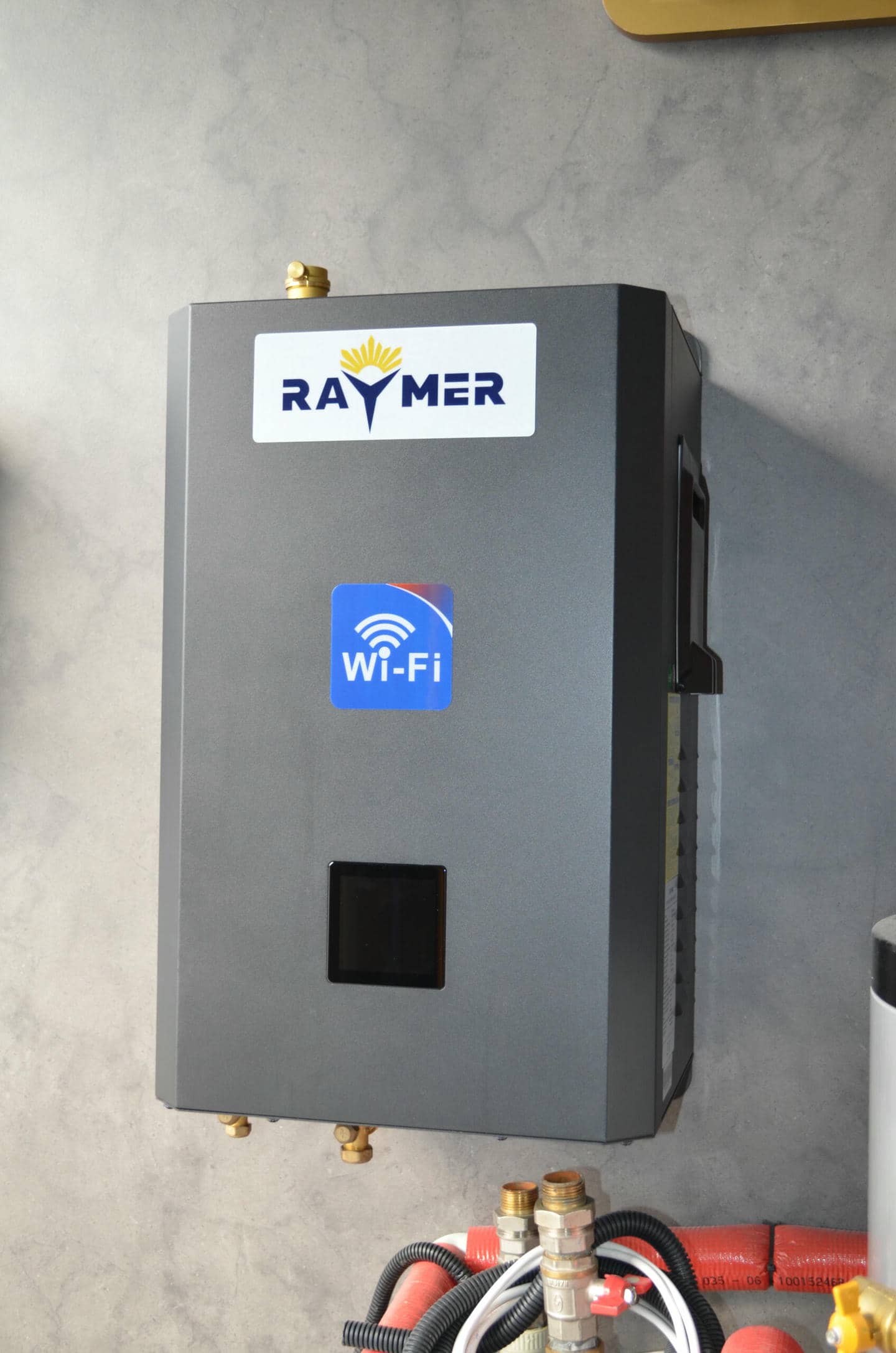 Тепловий насос повітря-вода Raymer RAY-15DS2-EVI на 15 кВт, інвертор до -30 °C, спліт-система до 180 кв.м. 380V