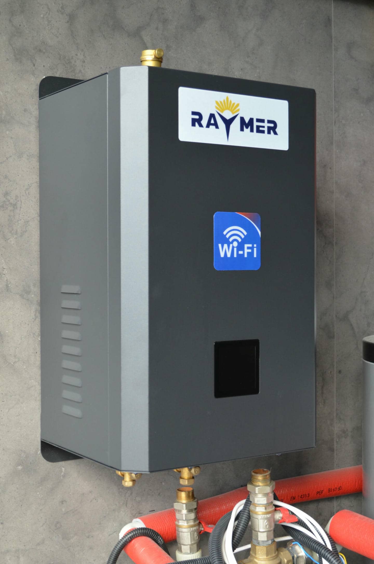 Тепловий насос повітря-вода Raymer RAY-32DS2-EVI на 32 кВт, інвертор до -30°C, спліт-система до 500 кв.м. 380V