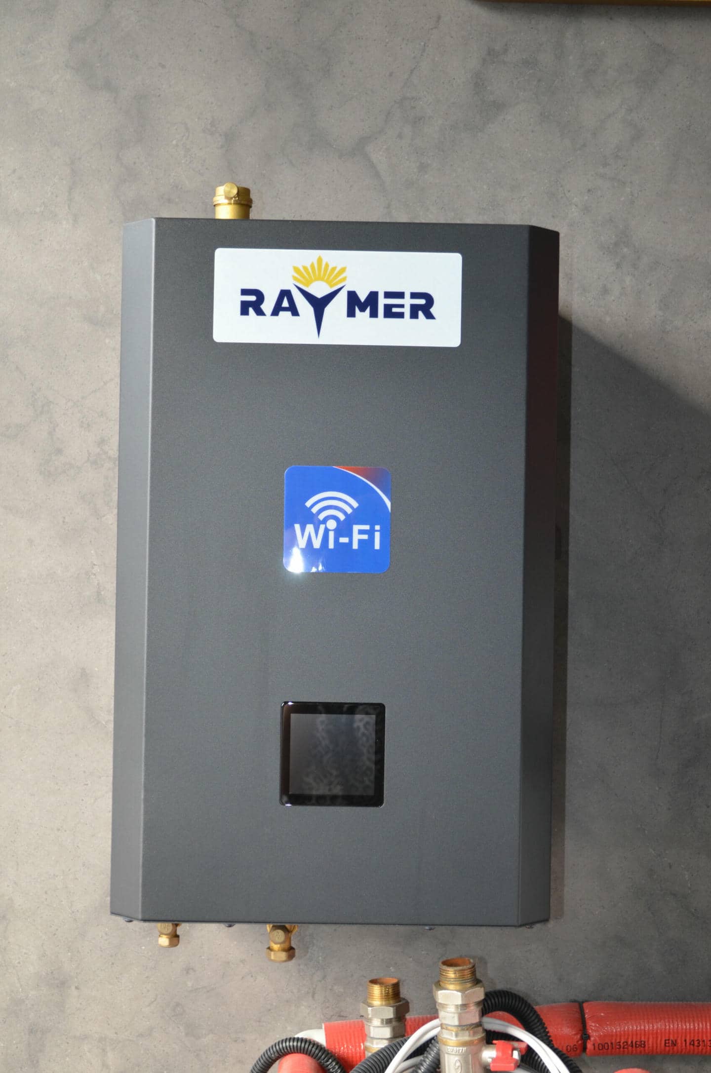 Тепловий насос повітря-вода Raymer RAY-32DS2-EVI на 32 кВт, інвертор до -30°C, спліт-система до 500 кв.м. 380V