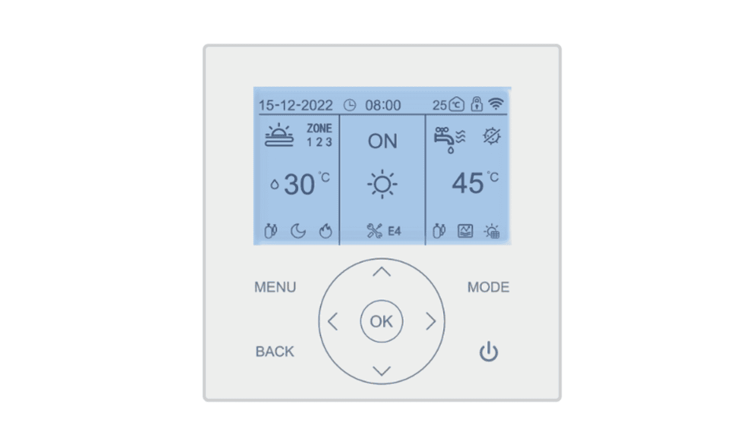 Тепловий насос TCL Tri-thermal HB129TD0 на 12 кВт, інвертор до -25°C, моноблок до 120 кв.м.