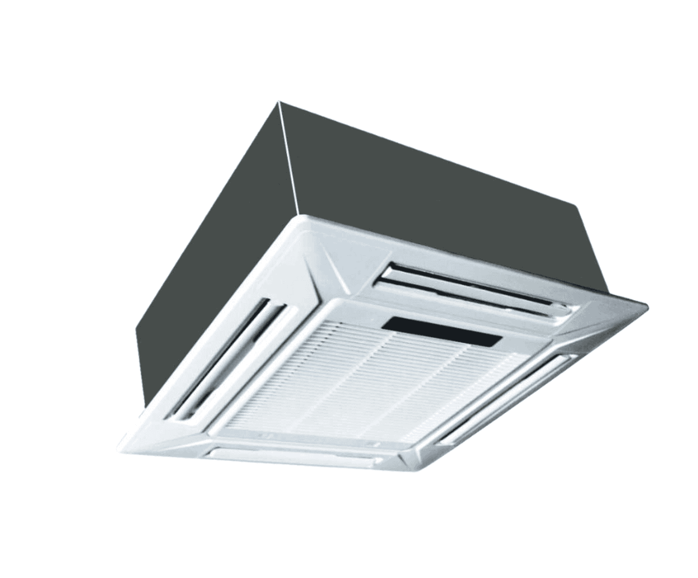 Кассетный фанкойл Idea IKD-400R-SA6 (3,6 кВт), площадь до 40 м², четырехсторонний с дренажным насосом (панель IBQ4-03-MB13-SA6 + пульт ДУ в комплекте)