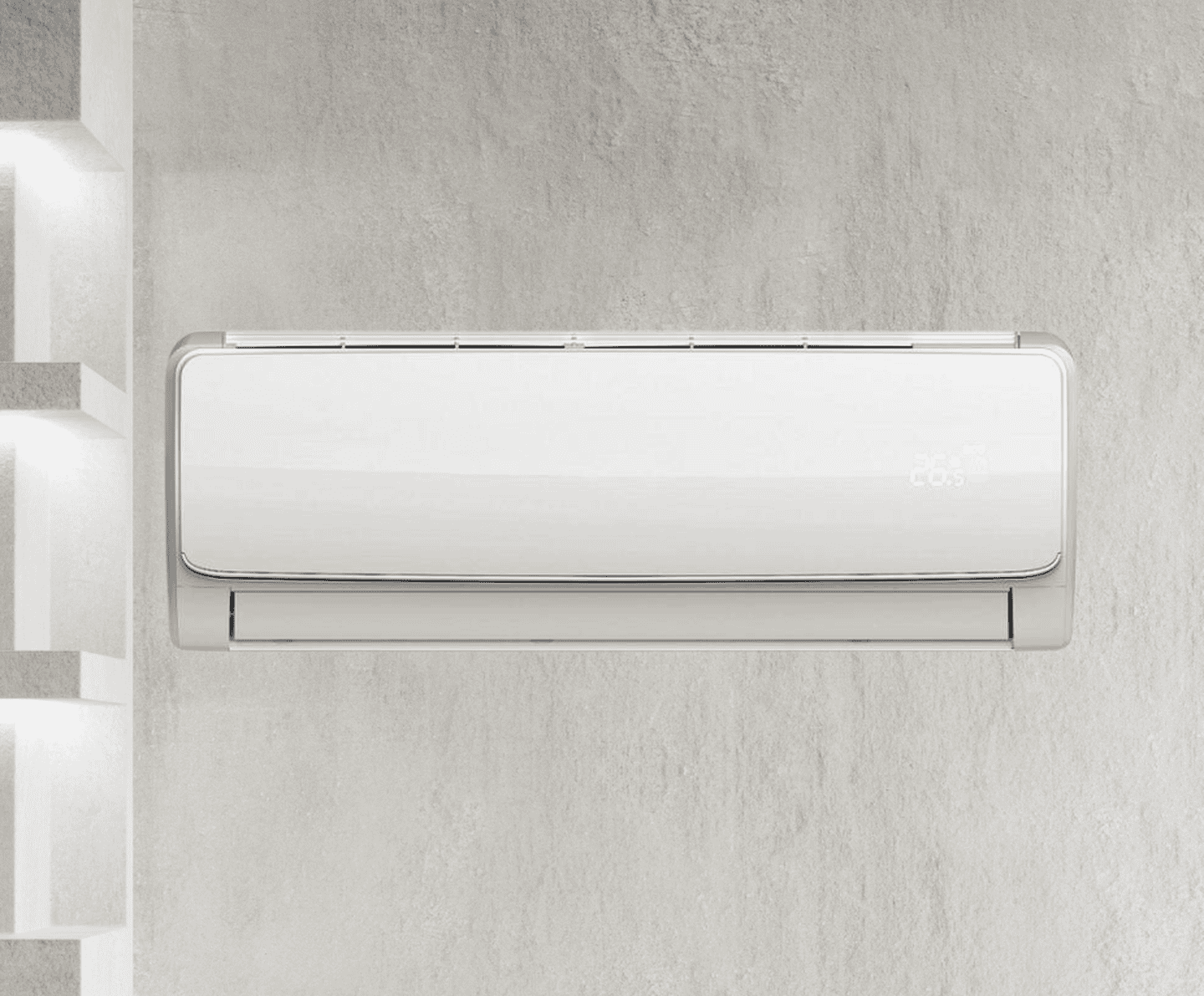 Настенный фанкойл Idea IKG-200R-SA6 (1,8 кВт), площадь до 20 м², с пультом ДУ, без 2-х ходового клапана