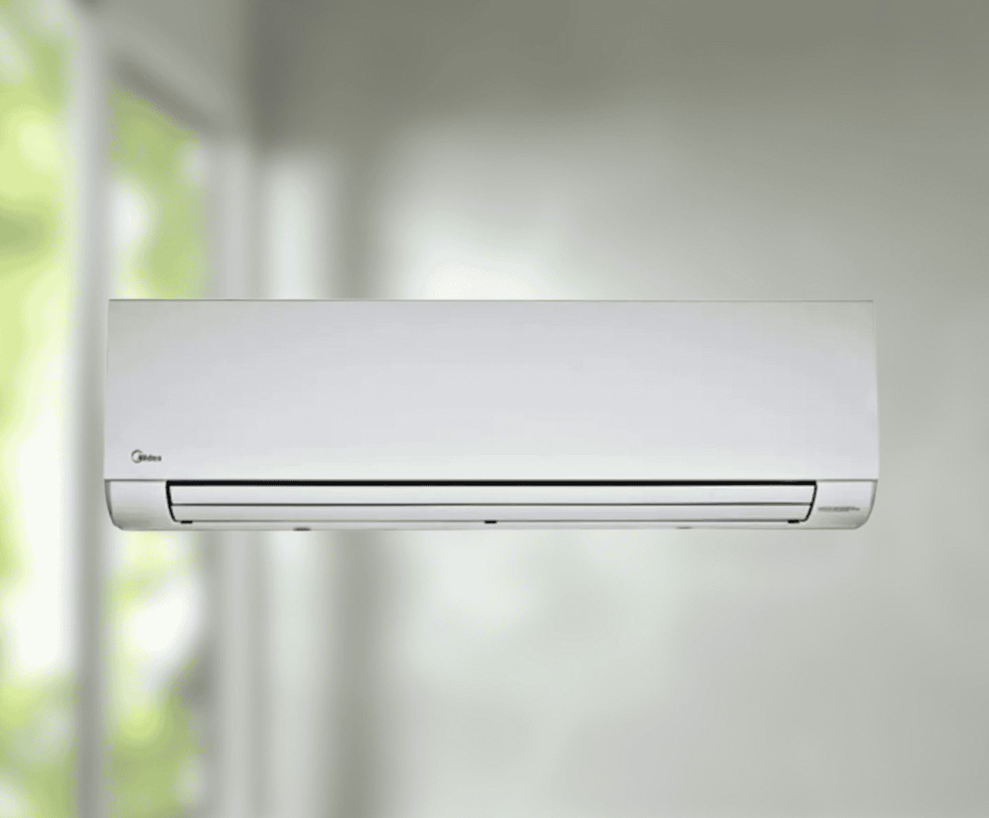 Настінний фанкойл Midea MKG-250-С (2,2 кВт), площа до 25 м², з пультом ДУ, вбудований 2-х ходовий клапан
