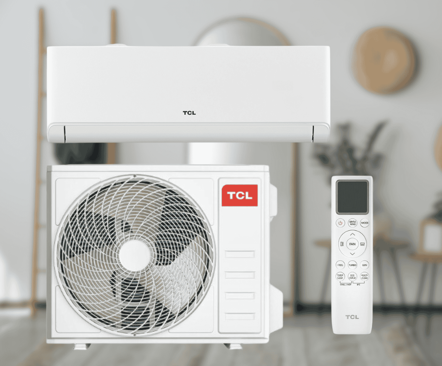 Кондиціонер TCL TAC-09CHSD/TPH11IHB серії Ocarina BreezeIN 2,6 кВт, інверторний до -30°C, до 30 м²