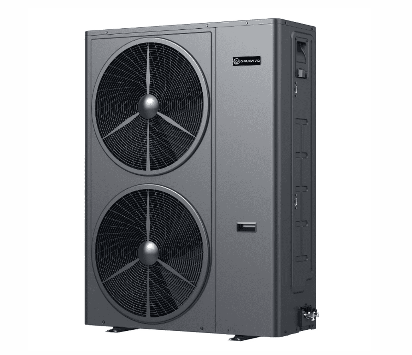 Инверторный тепловой насос Aquaviva Plus 16 (15.57 кВт), до -25°C, сплит-система до 160 кв.м, 220 В, с циркуляционным насосом и трехходовым клапаном