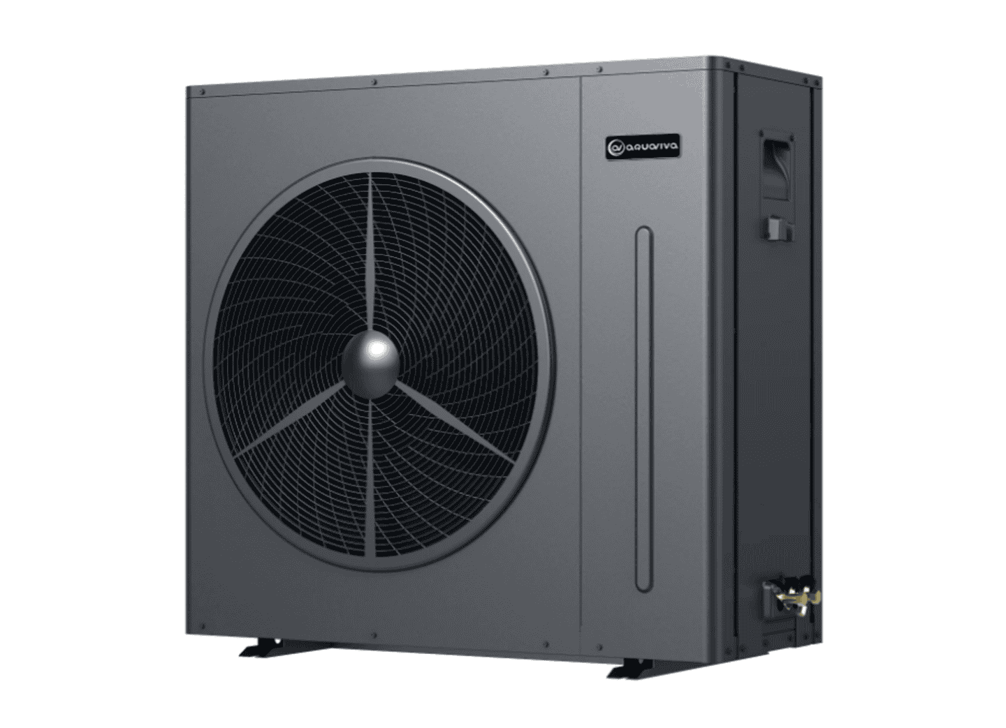 Інверторний тепловий насос Aquaviva Plus 6 (5.88 кВт), до -25°C, спліт-система до 60 кв.м, 220 В, з циркуляційним насосом та триходовим клапаном