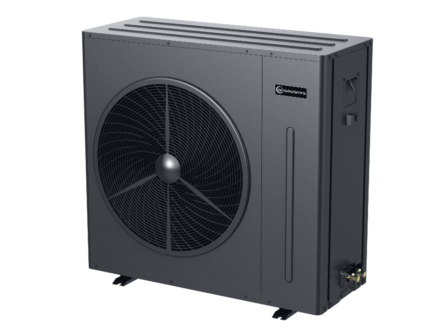 Інверторний тепловий насос Aquaviva Plus 6 (5.88 кВт), до -25°C, спліт-система до 60 кв.м, 220 В, з циркуляційним насосом та триходовим клапаном
