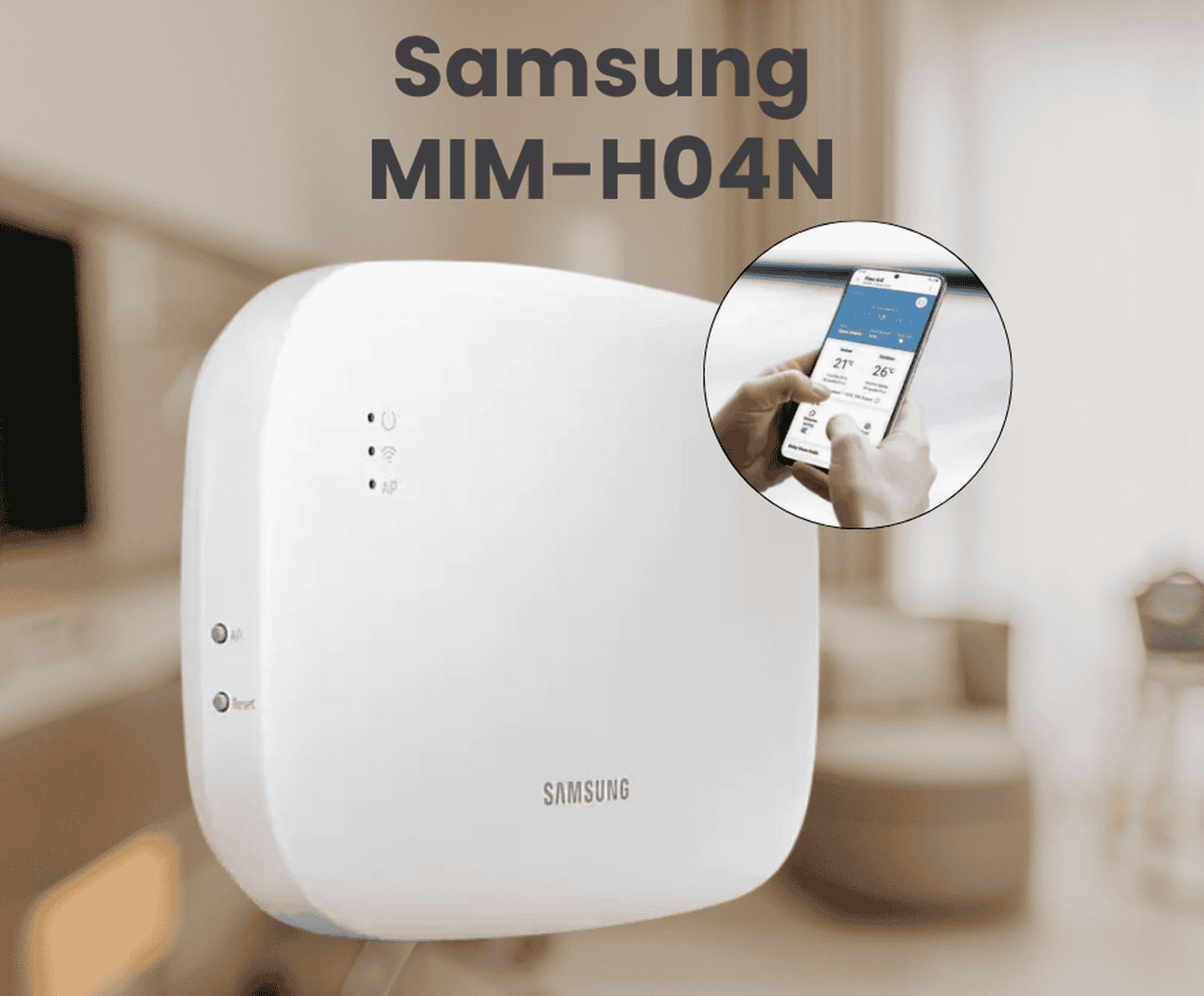Модуль Wi-Fi MIM-H04N до теплових насосів Samsung EHS