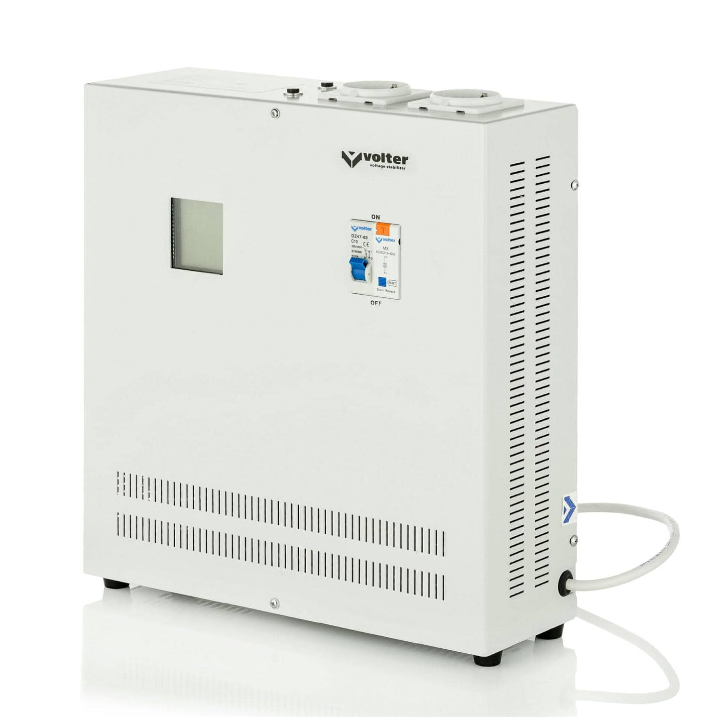 Стабілізатор напруги Volter™-2 пт Slim (Вольтер) однофазний 2,2 кВт, тиристорний, 16 ступенів стабілізації