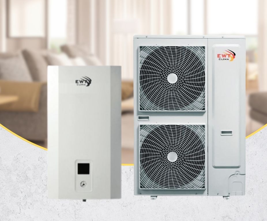 Инверторный тепловой насос EWT Clima HP-140CV3S/HP-IDU16CI, до -28°C, сплит-система до 140 кв.м