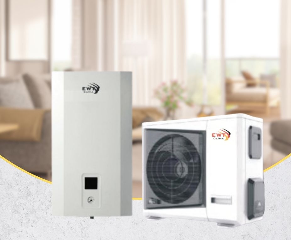Инверторный тепловой насос EWT Clima HP-100CV1S/HP-IDU12CI, до -28°C, сплит-система до 100 кв.м