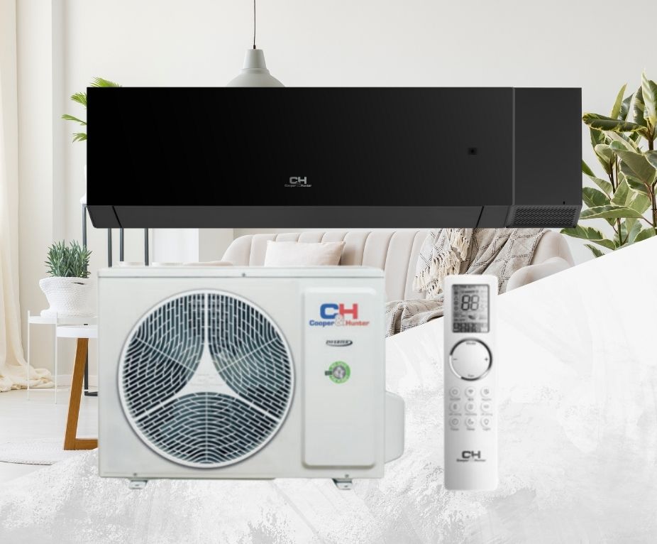 Кондиціонер Cooper&Hunter серія Nature CH-S09FTXAN-BL 2.7 кВт, інверторний до -25°C, до 30 м² (з технологією припливу свіжого повітря)