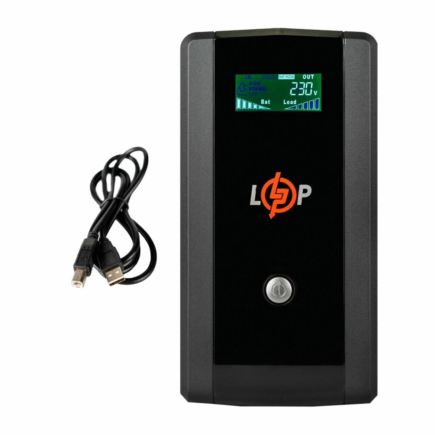 Источник бесперебойного питания (ИБП) с правильной синусоидой 0,9 кВт Logic Power LP UL1550VA 4Pro (900Вт)