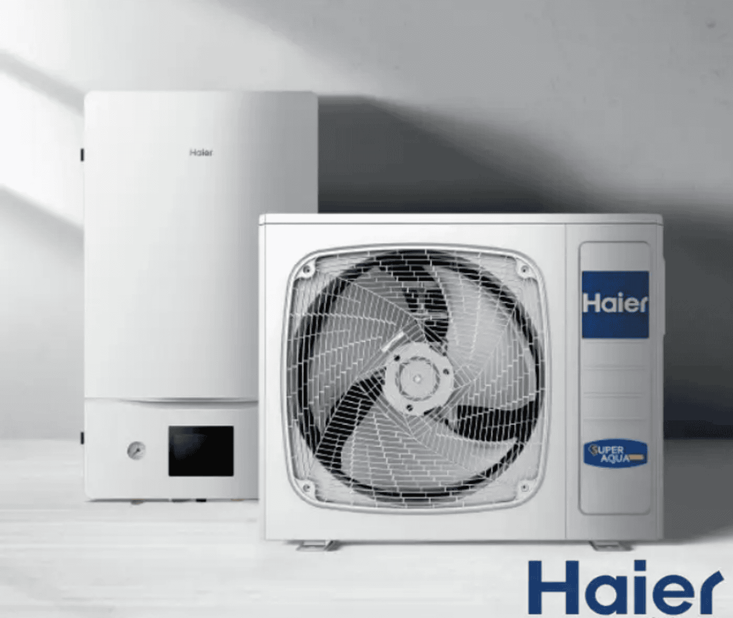 Тепловий насос Haier Super Aqua AW042SSCHA/HU062WAMNA 4 кВт, інвертор до -25 °C, до 50 кв.м. 220V