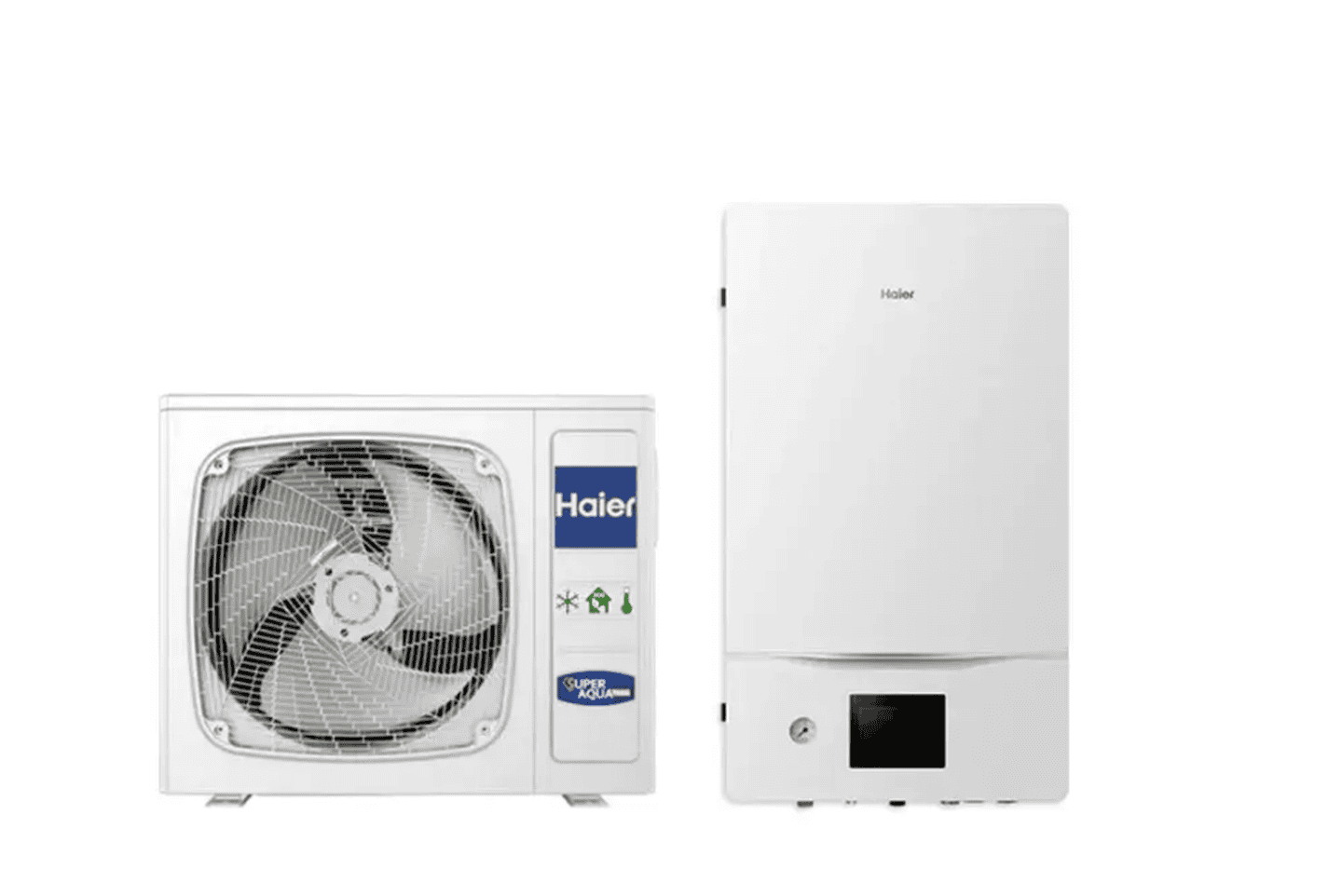 Тепловий насос Haier Super Aqua AW042SSCHA/HU062WAMNA 4 кВт, інвертор до -25 °C, до 50 кв.м. 220V