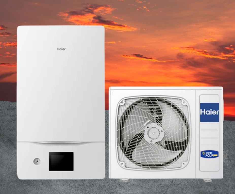 Тепловий насос Haier Super Aqua AW042SSCHA/HU062WAMNA 4 кВт, інвертор до -25 °C, до 50 кв.м. 220V