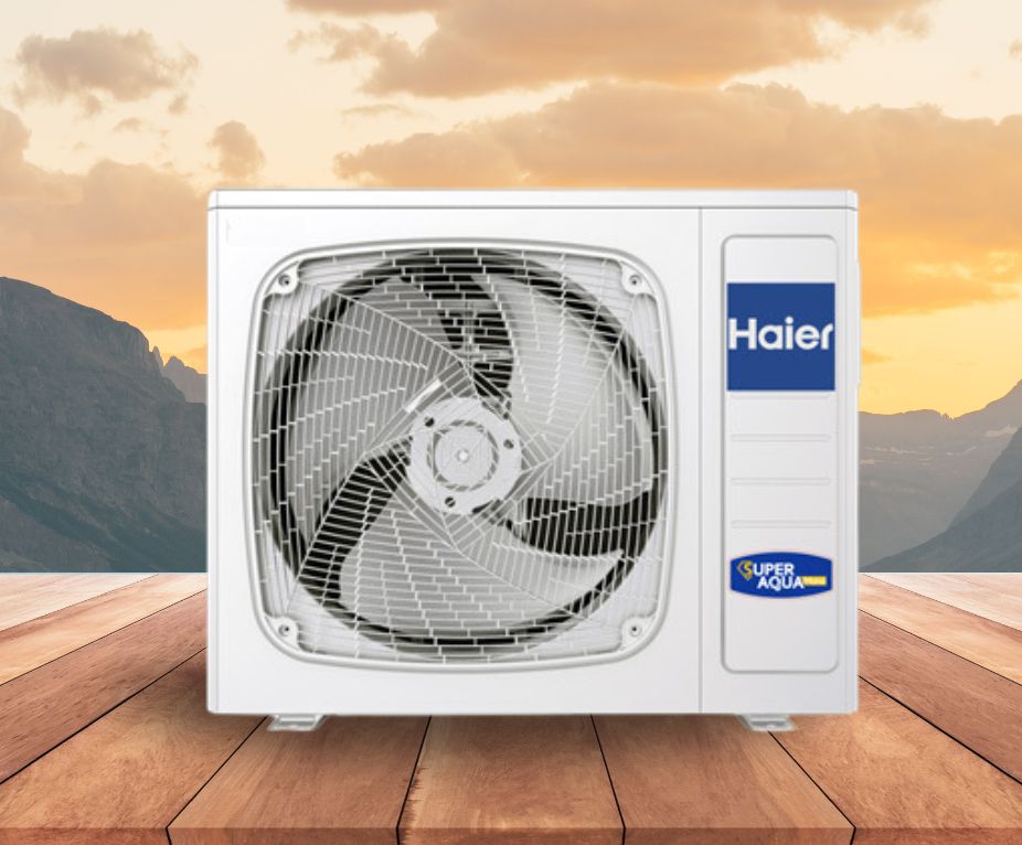 Тепловий насос Haier Super Aqua Monobloc AU052FYCRA(HW) 5 кВт, інвертор до -20 °C, до 50 кв.м. 220V