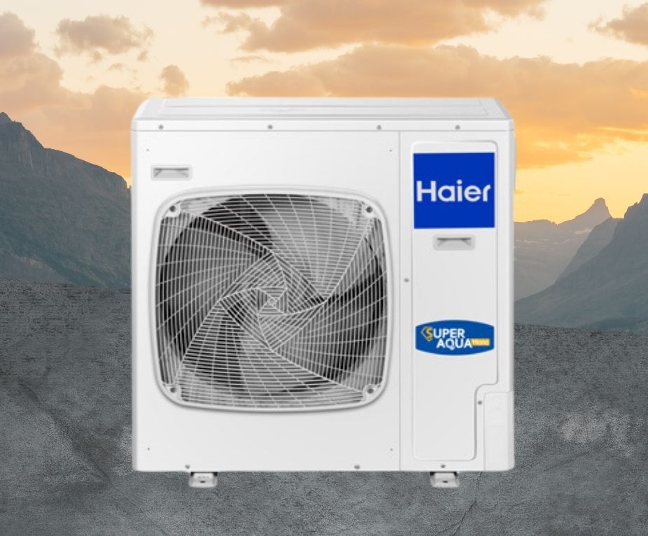 Тепловий насос Haier Super Aqua Monobloc AU082FYCRA(HW) 8 кВт, інвертор до -20 °C, до 80 кв.м. 220V