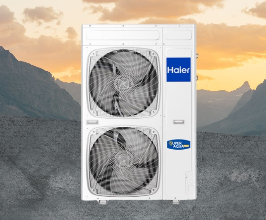 Тепловий насос Haier Super Aqua Monobloc AU112FYCRA(HW) 11 кВт, інвертор до -20 °C, до 110 кв.м. 220V