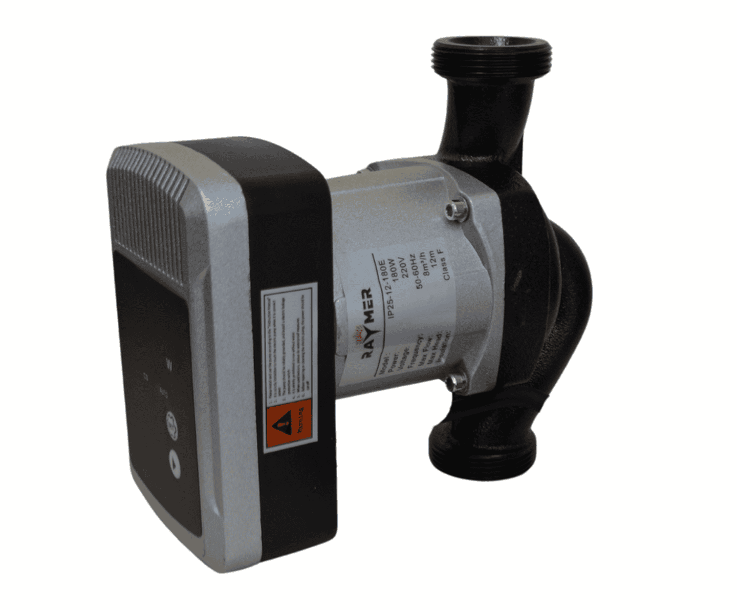 Циркуляційний насос Raymer IP-25-12-180E інверторний 180 Вт, продуктивність до 8 м³/год