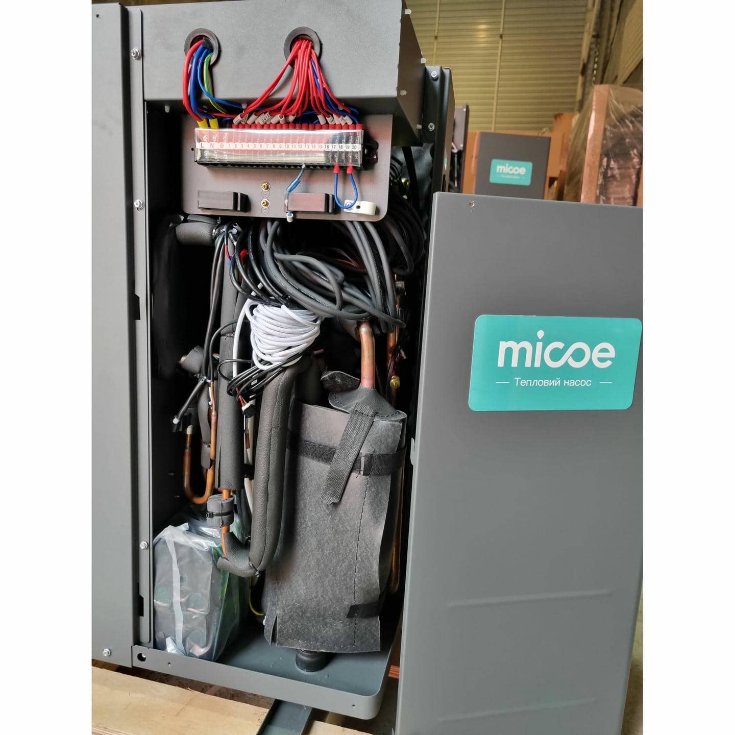 Інверторний тепловий насос Micoe MMHP-012A1S на 12 кВт, робота при -30°C, площа до 120 кв.м