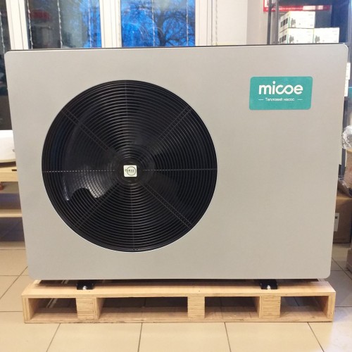 Інверторний тепловий насос Micoe MMHP-016B2 на 16 кВт, моноблок, робота при -30°C, площа до 160 кв.м, R32