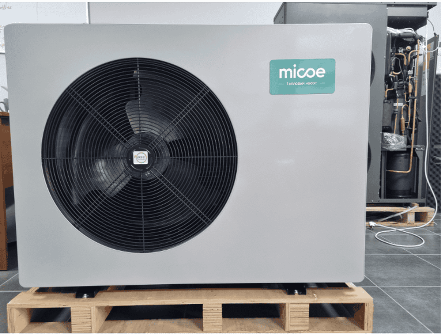 Інверторний тепловий насос Micoe MMHP-016B2 на 16 кВт, моноблок, робота при -30°C, площа до 160 кв.м, R32