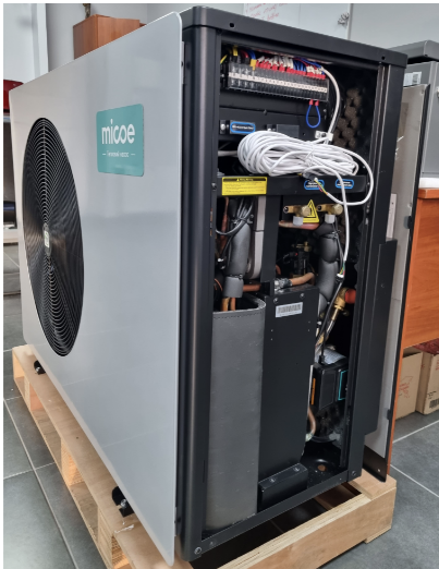 Інверторний тепловий насос Micoe MMHP-016B2 на 16 кВт, моноблок, робота при -30°C, площа до 160 кв.м, R32