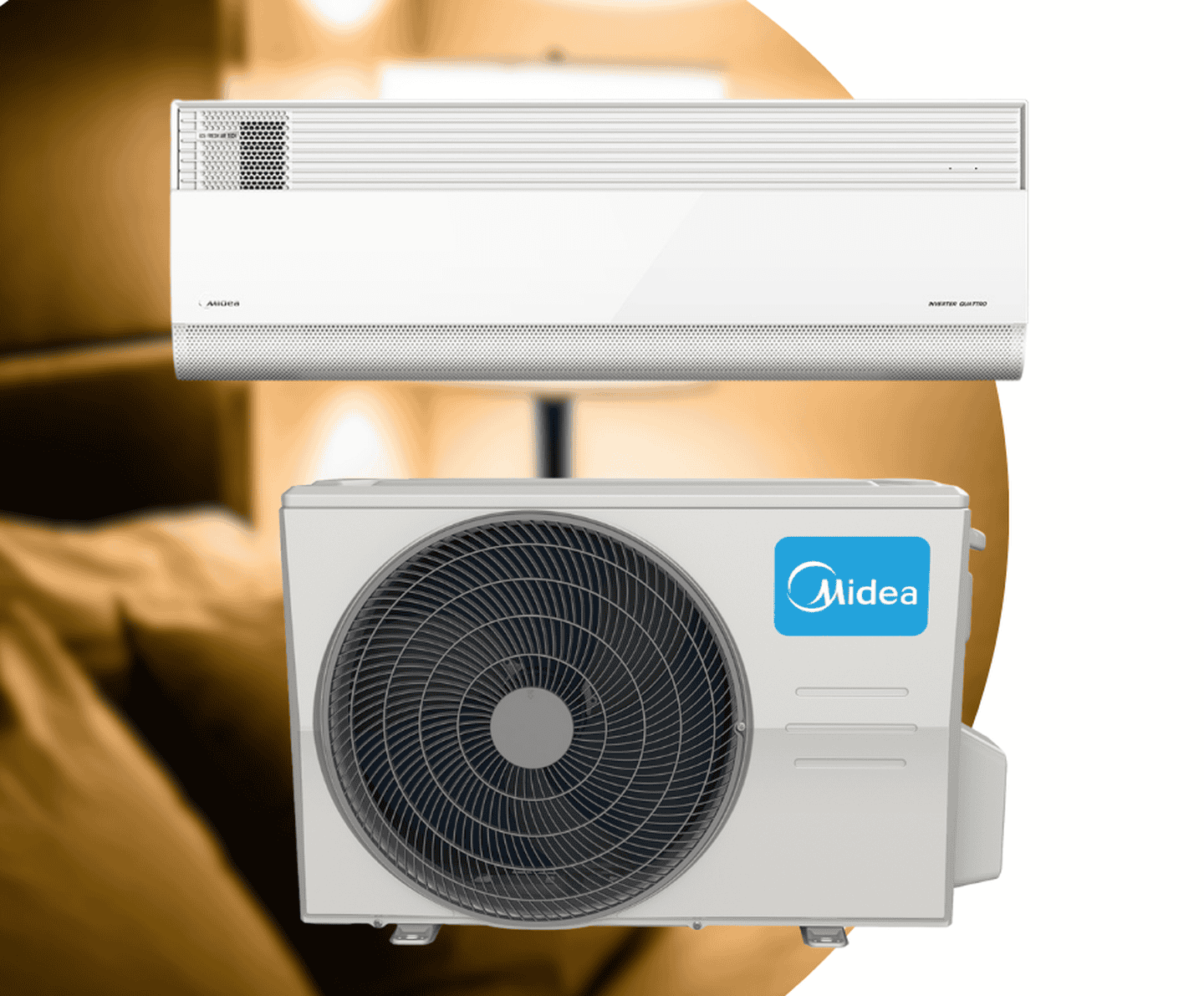 Кондиціонер Midea GAIA MSFA-09N8D6E-I/MSFA-09N8D6E-O, інверторний, 3,3 кВт, до 35 кв.м, робота при -25/+50°C, 220 В