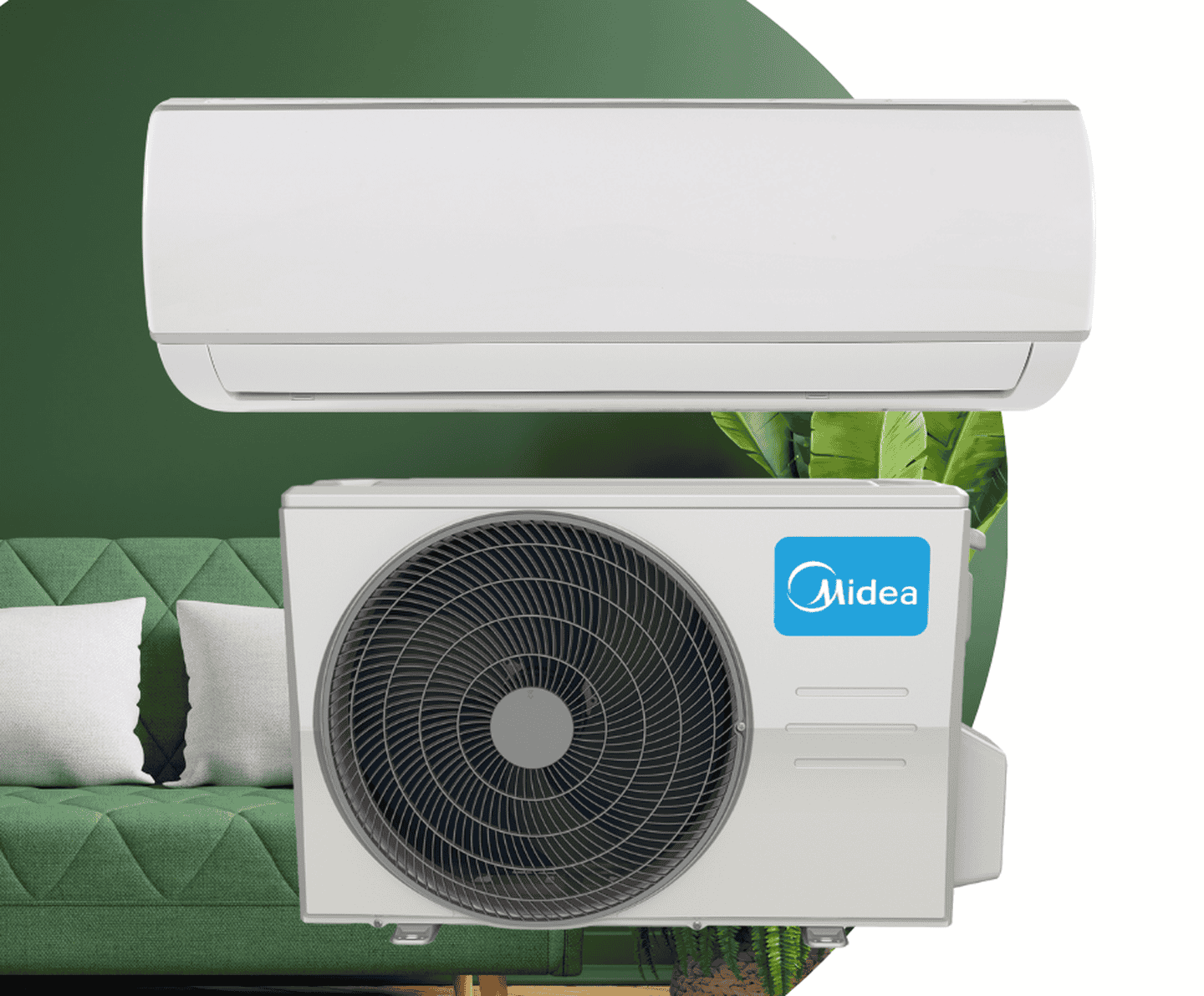 Кондиціонер Midea Forest DC AF6-07N8C2E-I/AF6-07N8C2E-O, інверторний, 2,95 кВт, до 30 кв.м, робота при -15/+50°C, 220 В