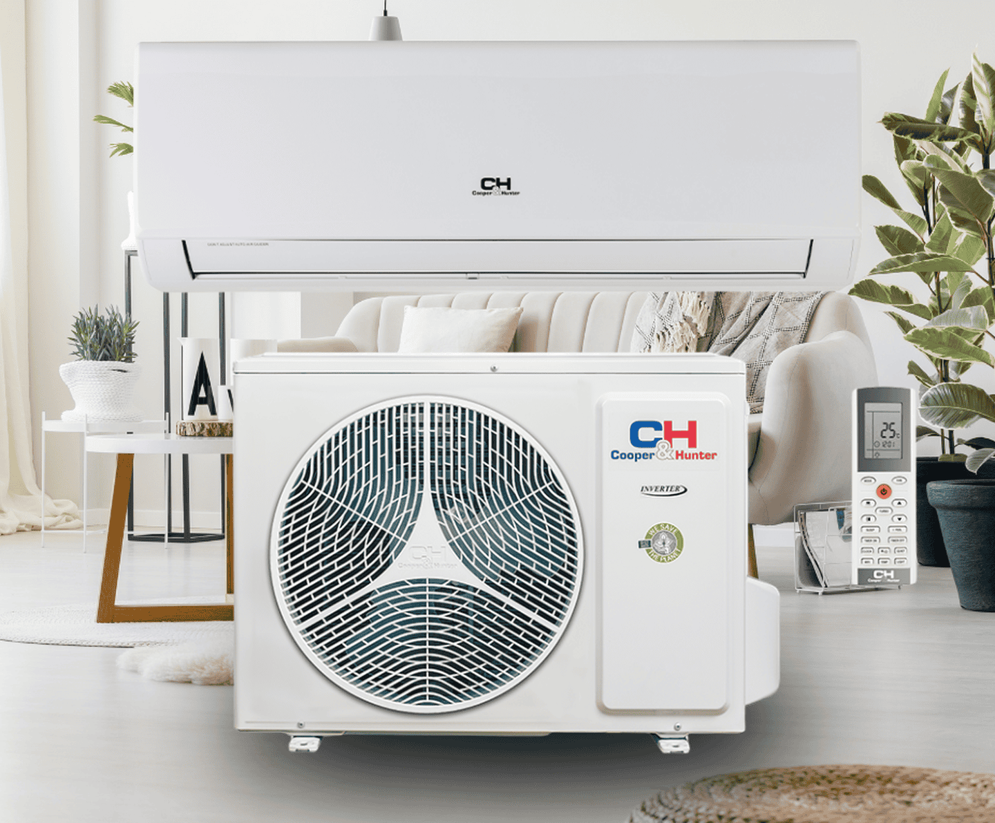 Кондиціонер Cooper&Hunter серія ARCTIC CH-S09FTXLA2-NG 2,7 кВт, інвертор до -25°C/+50°C, до 30 м²