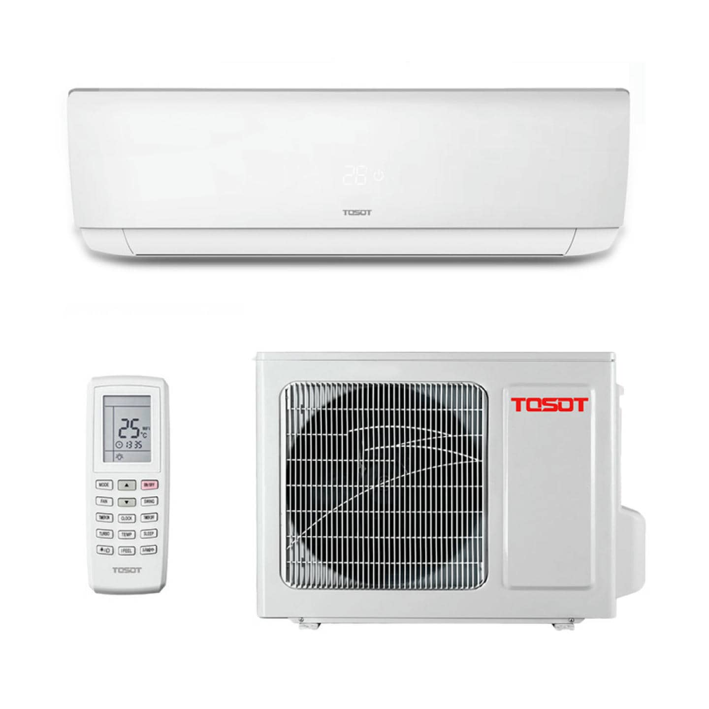 Кондиціонер TOSOT Expert API GX-12AP2, ON/OFF, 3,25 кВт, до 30-35 кв.м, робота при -15/+43°C, 220 В