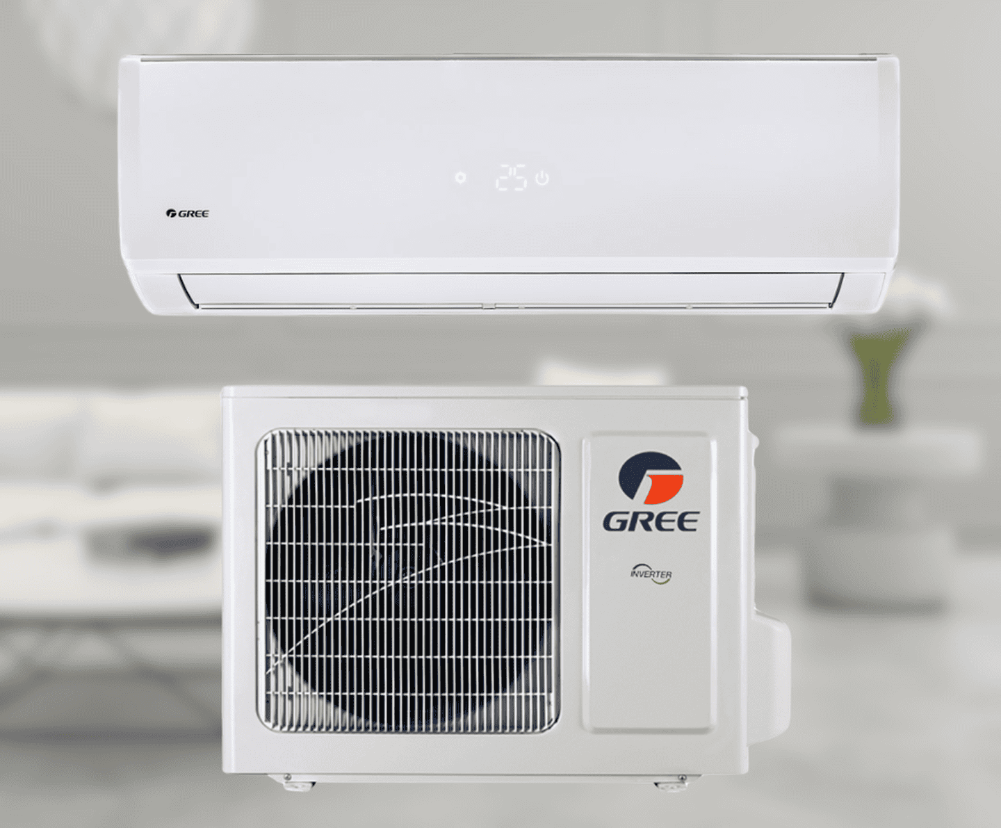 Кондиціонер GREE SMART R-32 GWH07QA-K6DNB6C, інверторний, 2,35 кВт, до 25-30 кв.м, робота при -15/+43°C, 220 В