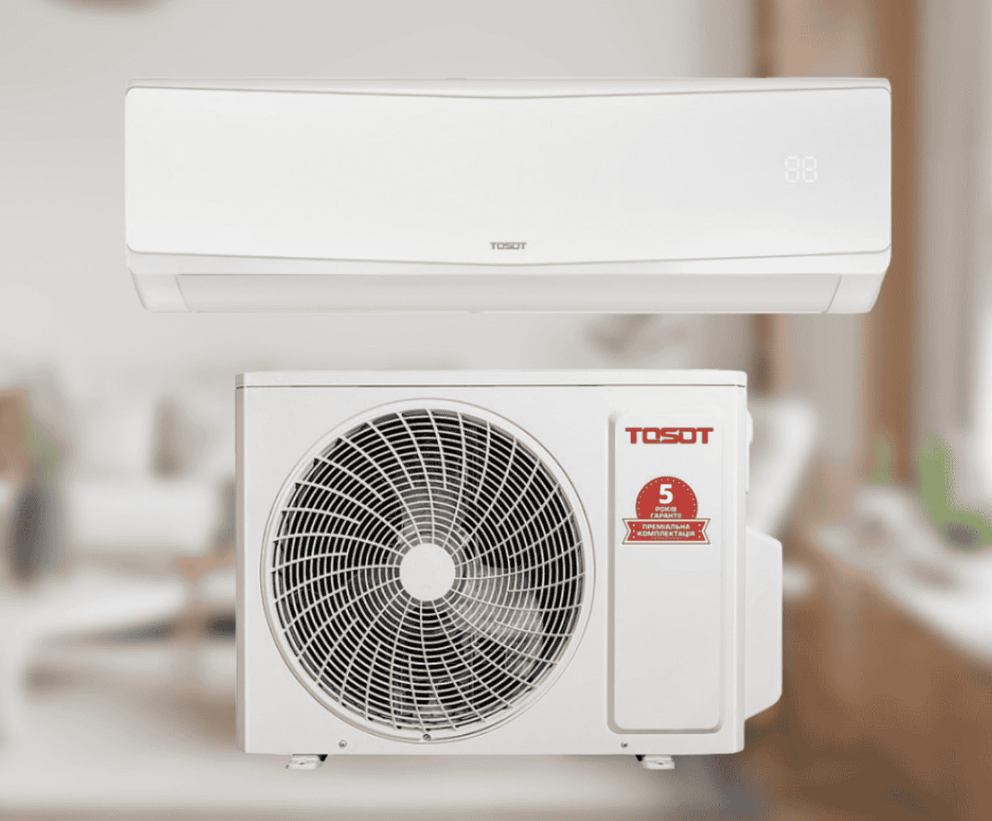 Кондиционер инверторный TOSOT Orbis GP-07SL, 2,2 кВт, до 20-25 кв.м, работа при -15/+43°C, 220 В