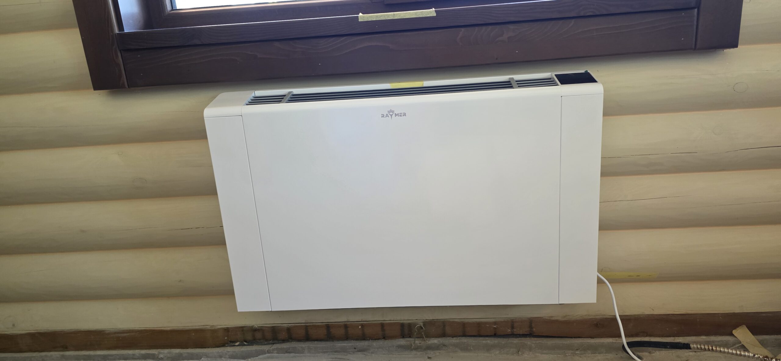 Підлоговий фанкойл Raymer FLP-30DC з WI-FI, до 30 кв.м, двотрубний, інверторний