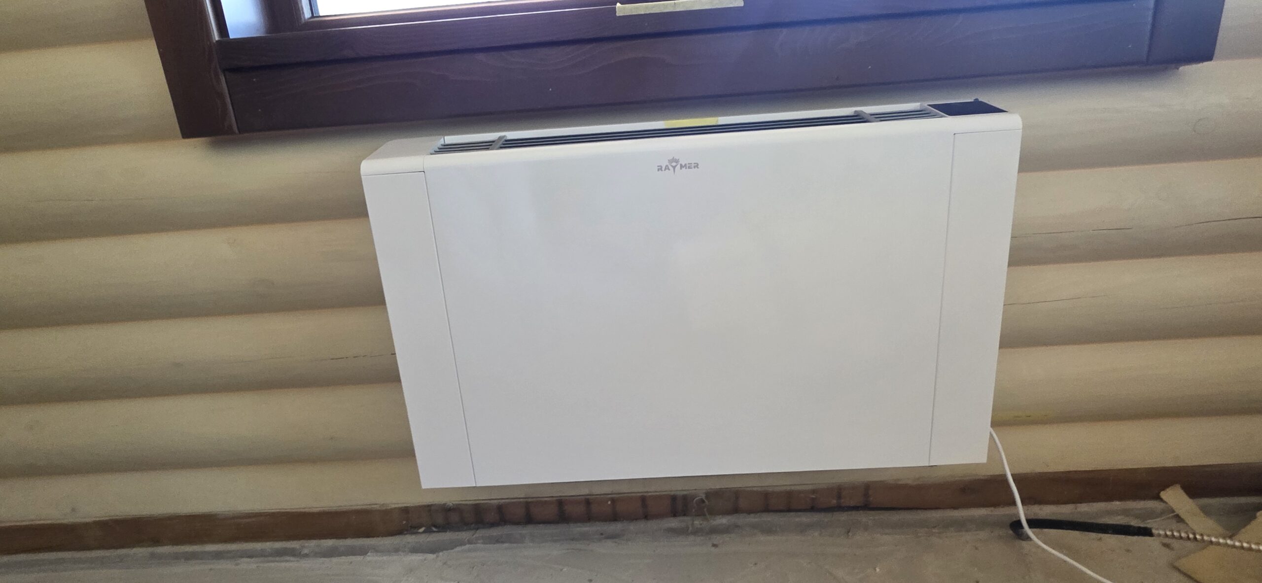 Підлоговий фанкойл Raymer FLP-30DC з WI-FI, до 30 кв.м, двотрубний, інверторний