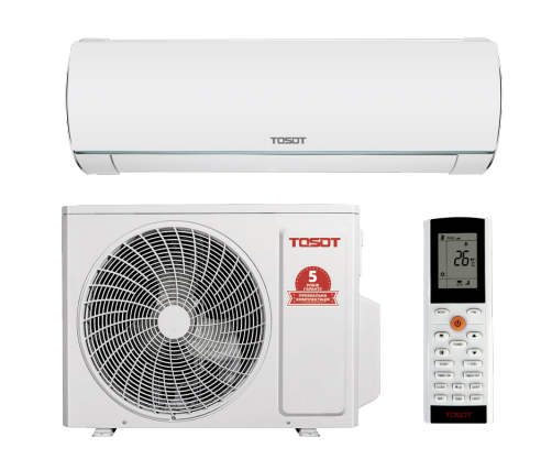 Кондиционер инверторный TOSOT Lyra GF-24W2, 7,1 кВт, до 50-70 кв.м, работа при -25/+50°C, 220 В