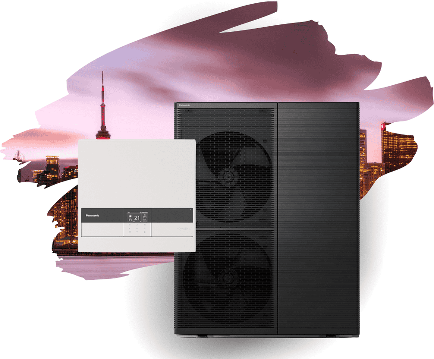 Тепловий насос Panasonic Aquarea High Performance серія М R290 (WH-CME5/WH-WDG16ME5) на 16 кВт, до 160 м², інвертор при -25°С/+43°С, 220В