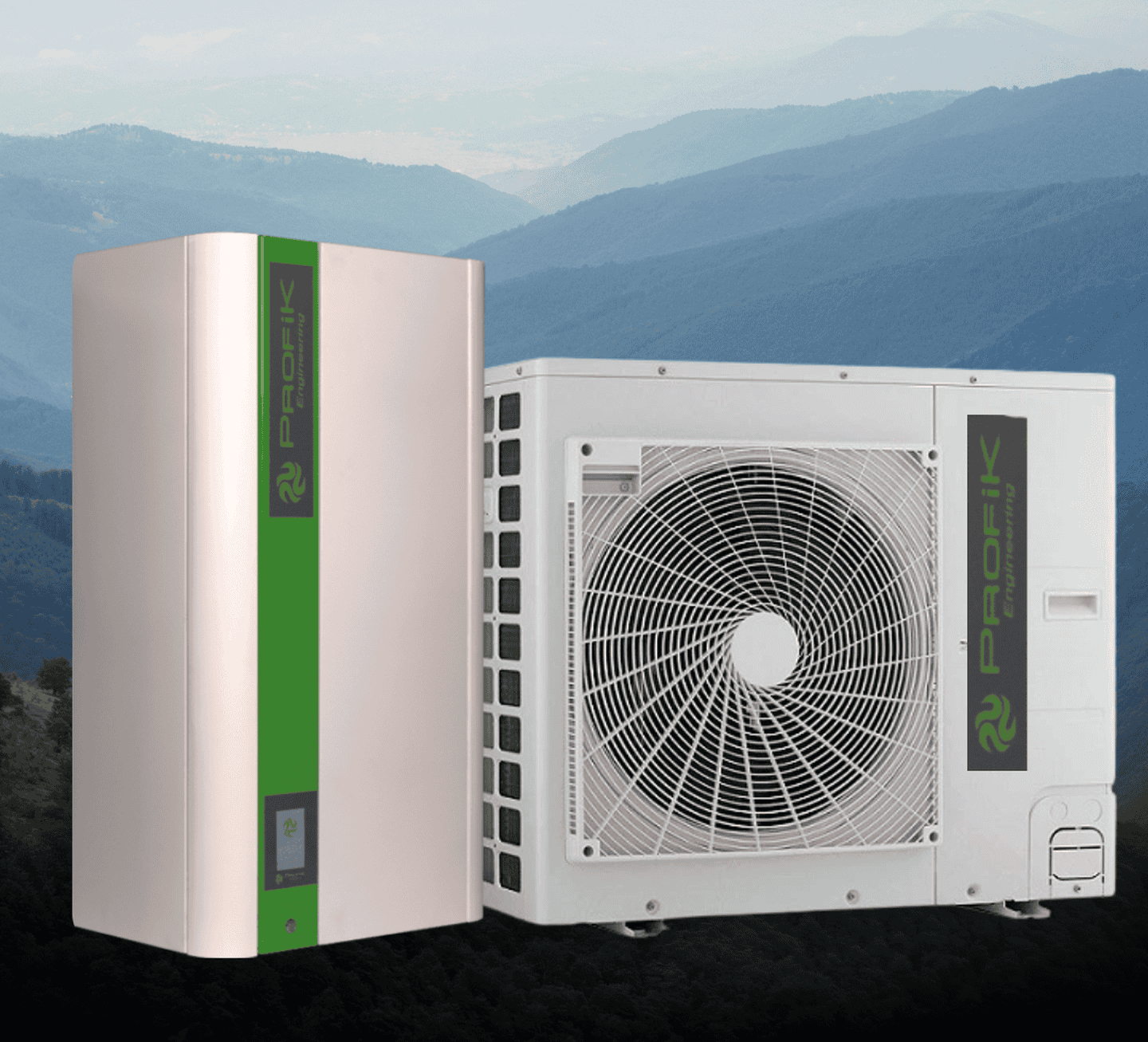Инверторный тепловой насос Profik-Air Flex Light-4i на 6 кВт, площадь до 40-80 м², работа при -15°С/+43°С, (220В)